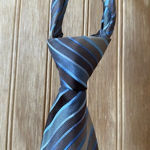 Kenneth Cole - Blue and Brown Tie